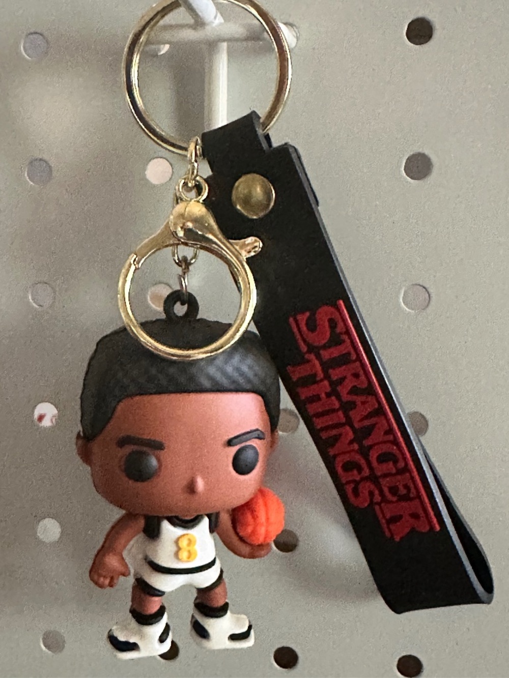 Lucas… Retro Horror Keychain 🔦🩸 | 80s Sci-Fi Inspired Charm | Spooky Backpack
